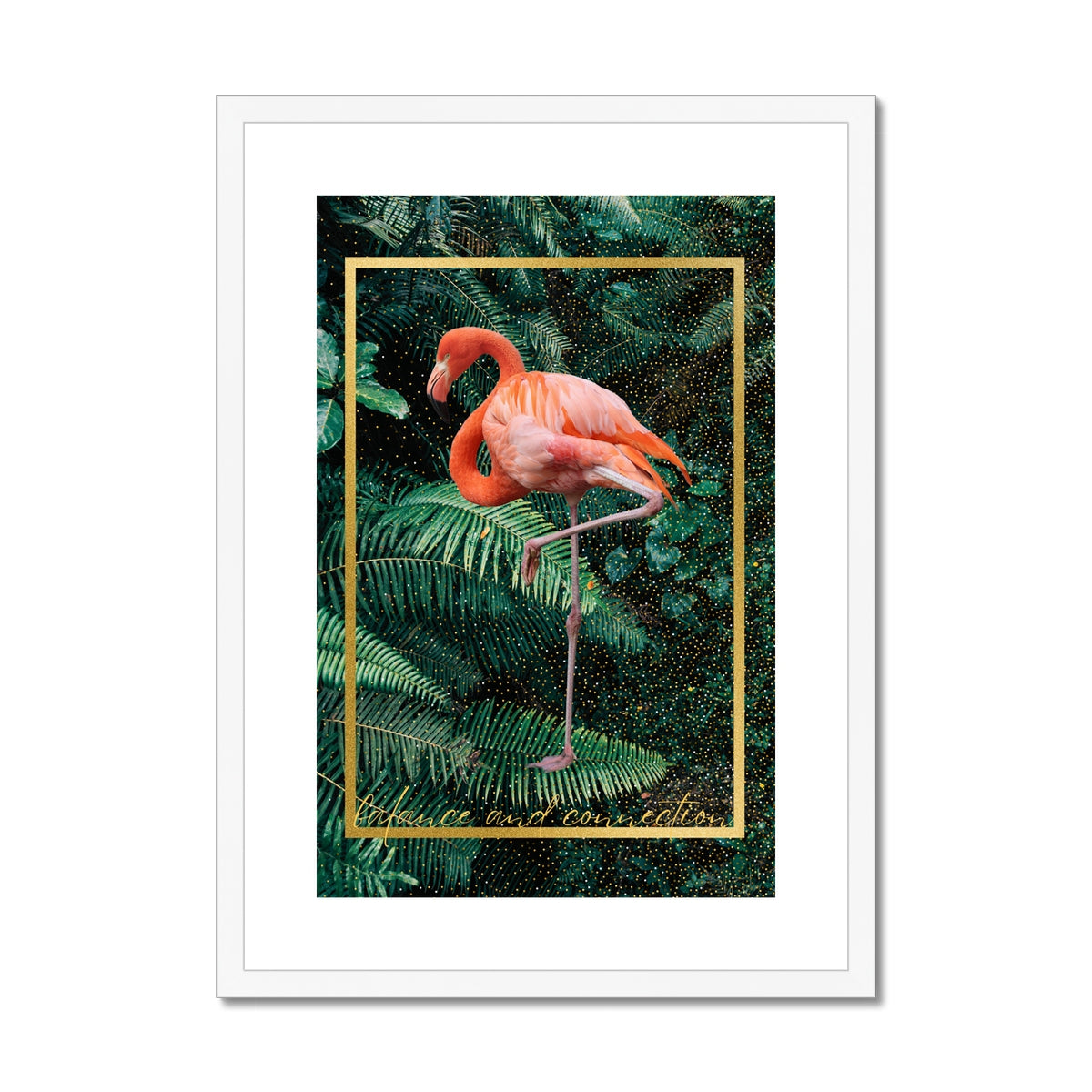 Flamingo. Balance & Connection