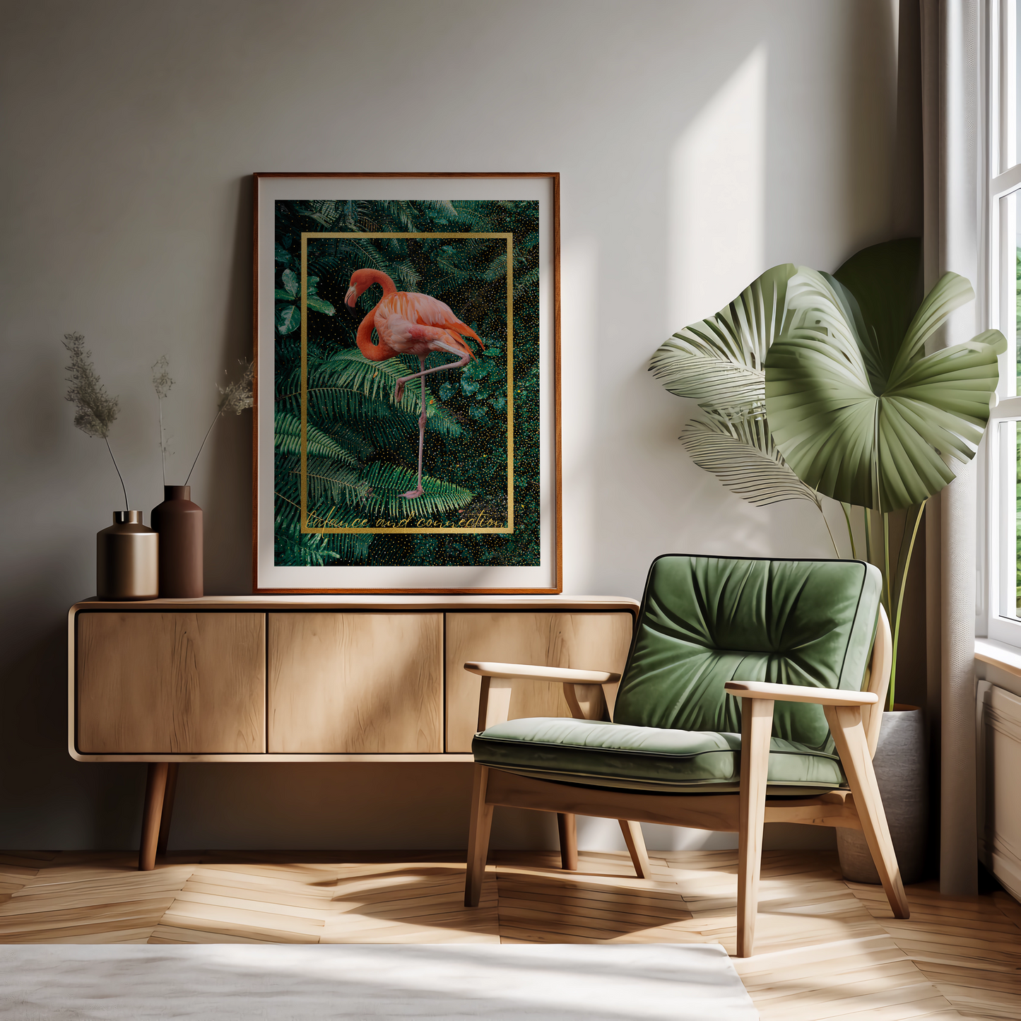 Flamingo. Balance & Connection